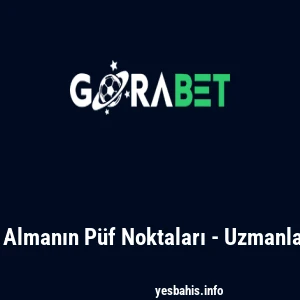 Gorabet Bonus Almanın P&uuml;f Noktaları - Uzmanların Tavsiyeleri